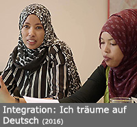 Integration: Ich träume auf Deutsch